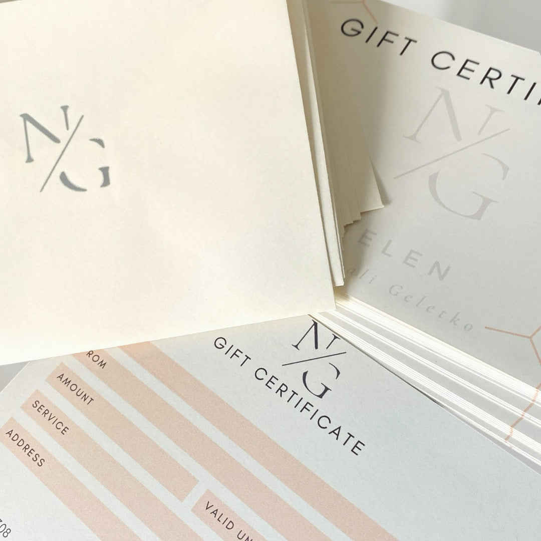 Custom-made gift certificates!